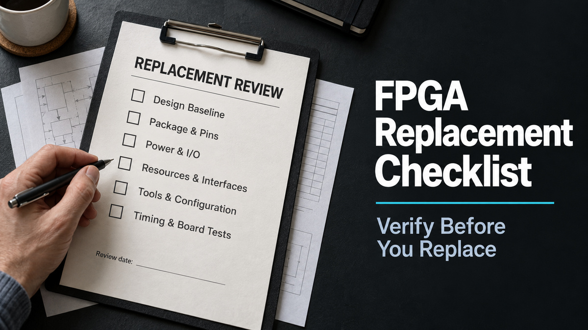 FPGA Replacement Checklist: What to Verify Before Changing a Part